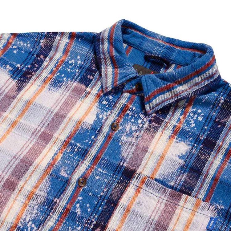 Jordan X Awake NY Plaid Square Collar Single-Breasted Casual Sports Long Sleeve Shirt Unisex Shirts Dark-Blue FQ5454-498