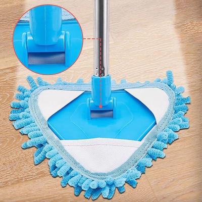Triangle Cleaning Mop 180 Degree Rotation Dust Removal Mops New Mini Mop