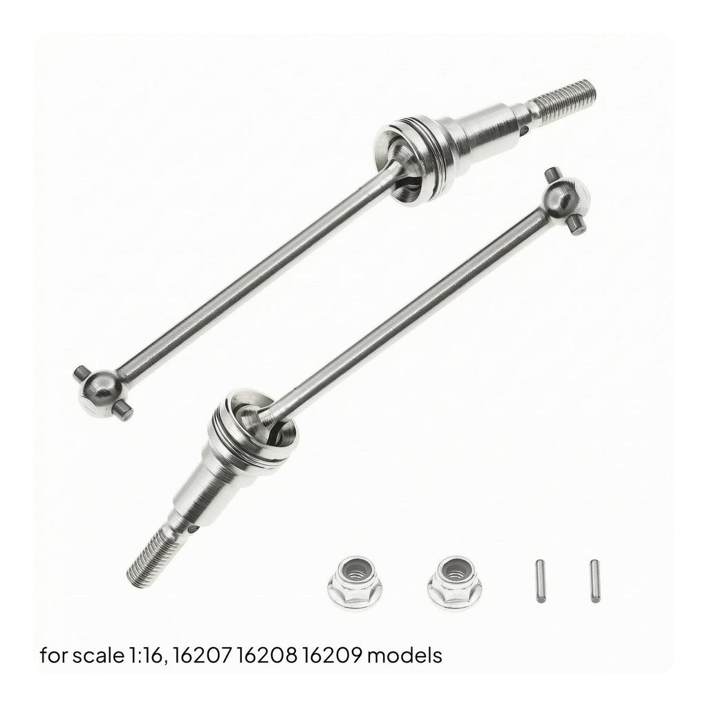 Replacement Drive Shaft Pair Machined Metal CVD Set Ball Joints