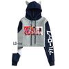 Unisex Blue Lock Anime Fleece Hoodie for Autumn/Winter