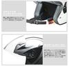LEAD Motorcycle Helmet Jet STRAX White LL SJ-9 -