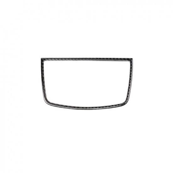 Car Carbon Fiber Dashboard Speaker Frame Cover Trim For BMW X5 E70 X6 E71 08-13