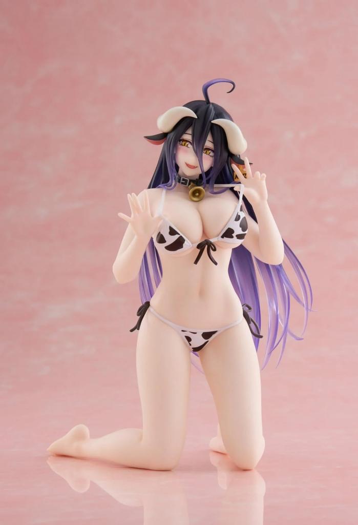 Overlord Desktop Cute Figure Albedo ~Cow Print Swimsuit Ver.~