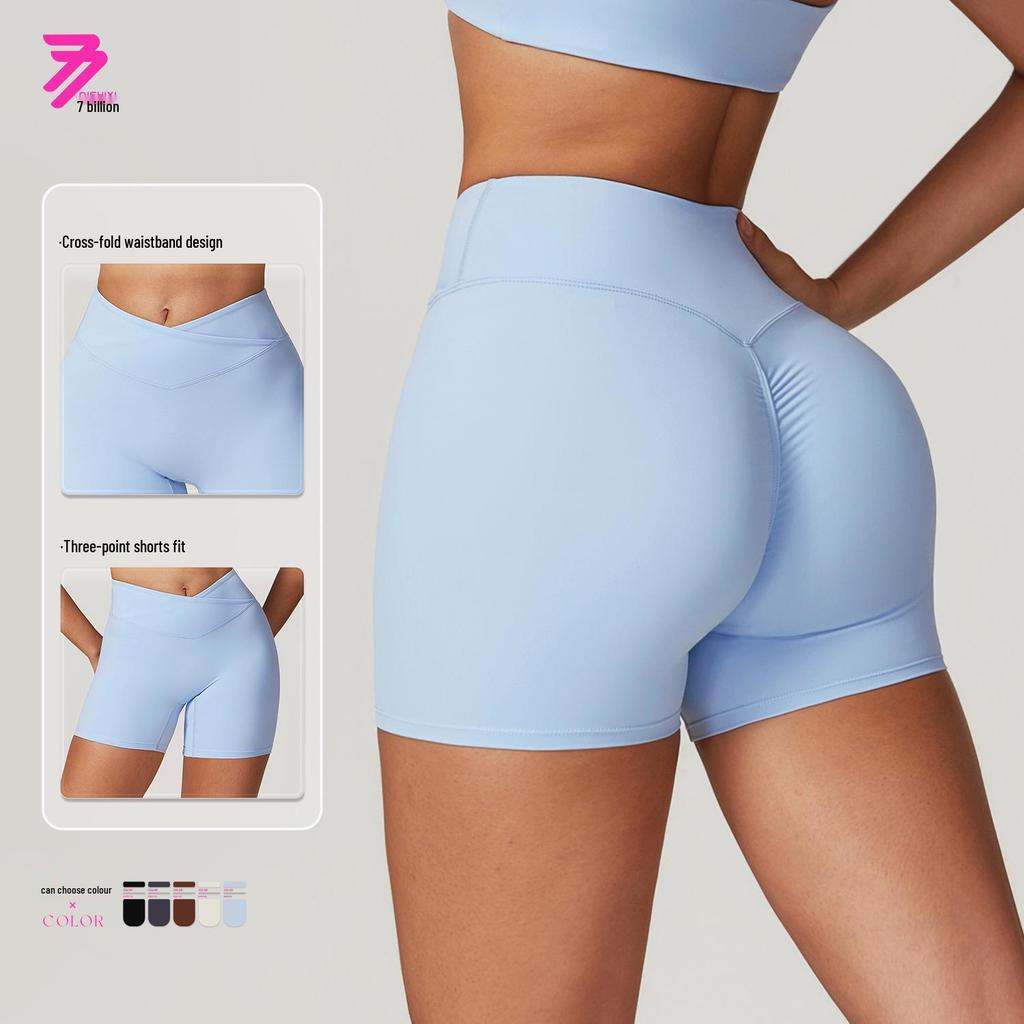 Umweltfreundliches, recyceltes, schnell trocknendes Yoga- und Lauf-Outfit - Damen-Fitnessanzug mit kurzen Ärmeln und stilvollem Rückendesign (Modell 8799)