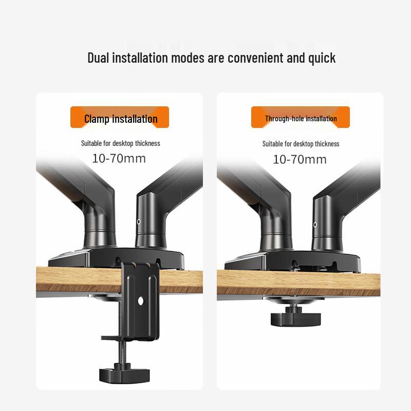 ECOLA Dual Monitor Desk Mount Stand