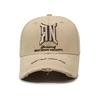 Hole Embroidered Letter Baseball Cap Unisex Sunshade Hat Outdoor Cap