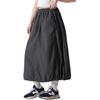 New Balance Women's Casual Long Skirt Black Asphalt AWK52355-ACK