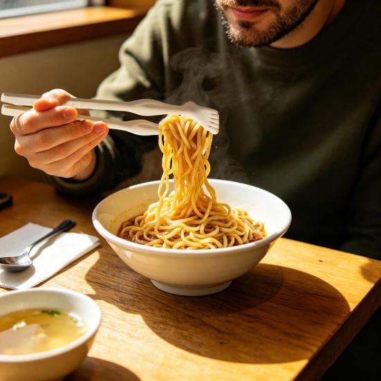 Fuß-Essstäbchen mit Strohhalm Kreatives Essgeschirr Lustige Form Tischgeschirr für Zuhause Restaurants Picknicks