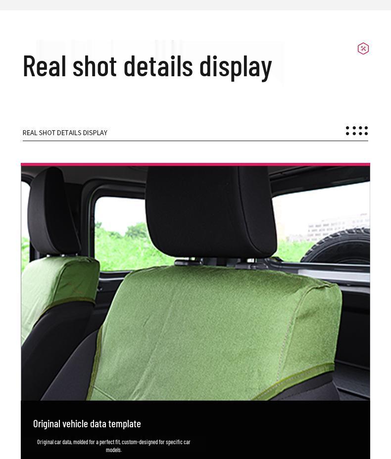 Tactical Seat Covers for 2019+ Jimny 3-Door and 5-Door Off-Road Vehicles