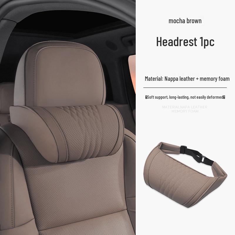 Xpeng P7/P5 Headrest Neck Pillow & Lumbar Support Cushion for Comfort in Car Interior