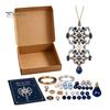 Constellation Jewelry Making Kit 12 Zodiac Beaded Ornament DIY Kit, Pendant Craft Set Unique Theme for Keychain Bag Decor, Handmade Hanging