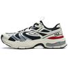 DECODER Comfortable Fabric Abrasion Resistant Low Top Running Shoes Men's Blue White F12M312111FBW