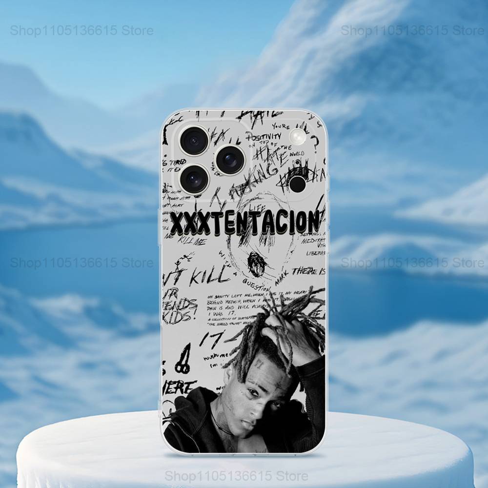 

Крутой чехол для телефона рэпера X-XXXTENTACION для iPhone 14,13,12,11,17,16,15,Pro,X,XS,XR,SE,Max,Plus,Mini Прозрачный Мягкий Чехол iPhoneXR