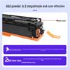 DeYin 202A Compatible High-Yield 4-Color Toner Cartridge Set with Chip for HP