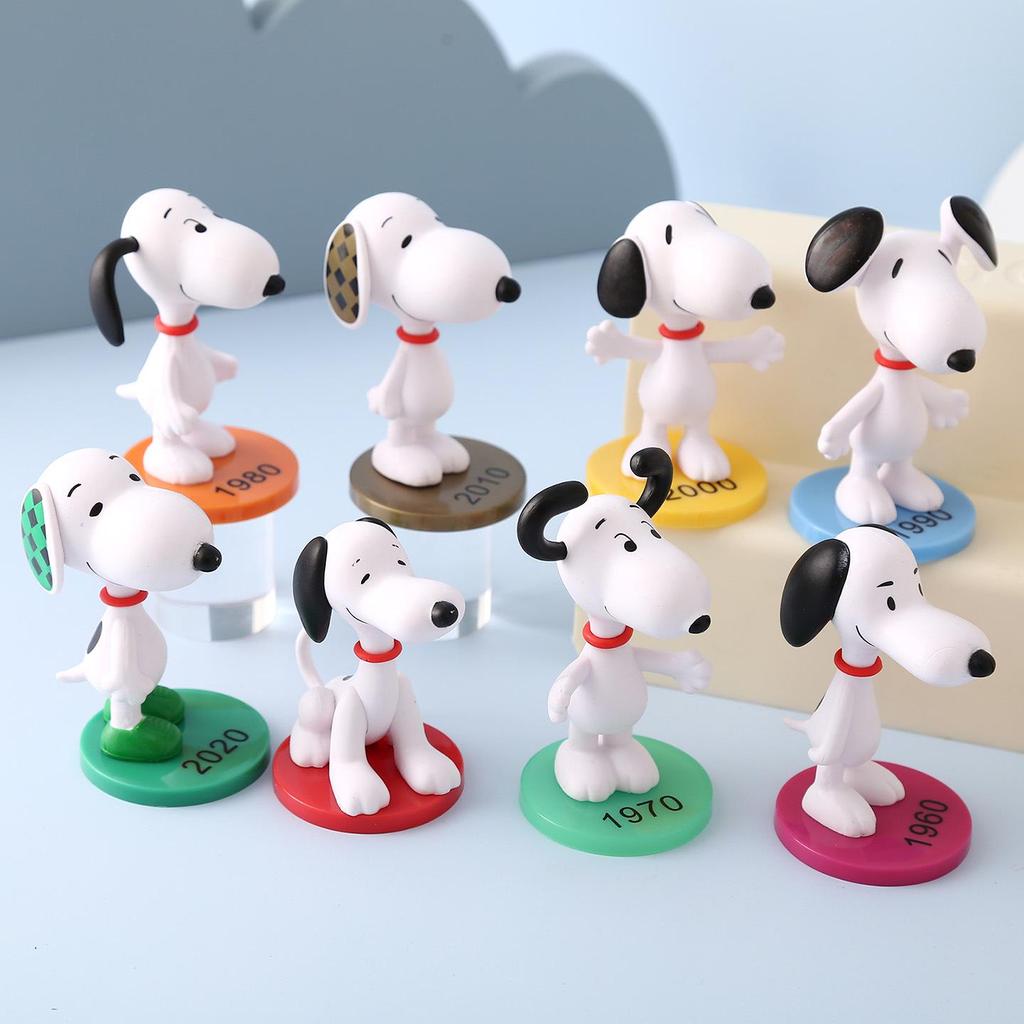 White Dog Series Blind Box Figure: Cute Cartoon Puppy Decoration