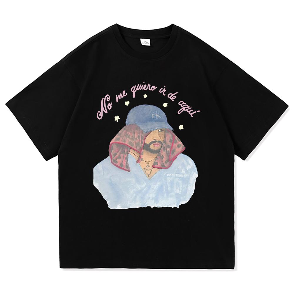 DTMF Residencia Tour TShirt Bad Bunny 20252026 Menwomen Clothing Harajuku High Quality Tops for Lover Gifts Cotton TShirts