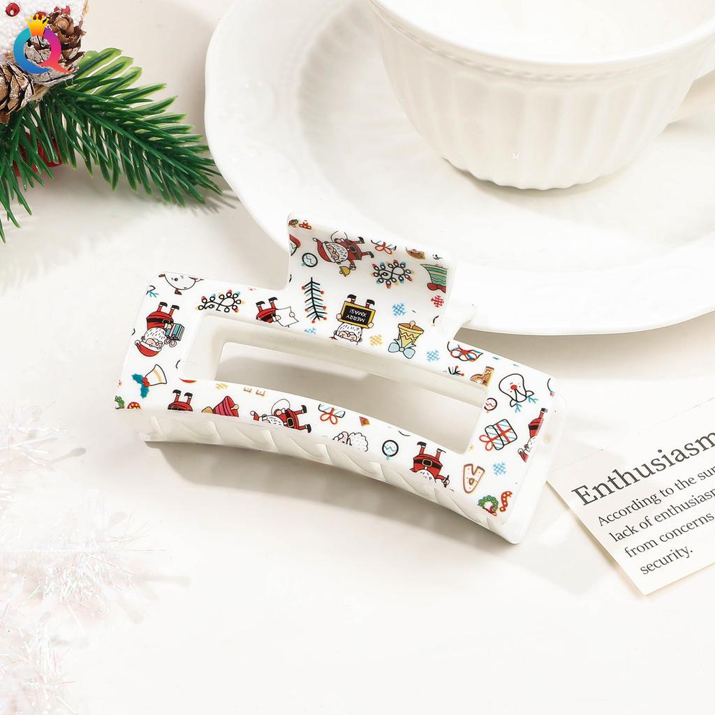 Weihnachts Haarnadel Dame Niedlich Süßer Druck Haarnadel Greifklemme Haarklammer Haaraccessoires