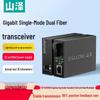 Lightning & Surge Protected Fiber Optic Transceiver