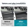 For Q4 e-tron 2021-2025 Real Soft Carbon Fiber Sticker LHD RHD Car Front Rear Door Trim Strip Sticker Panel.