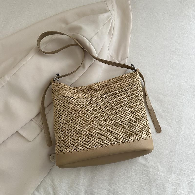 New Simple and Fashionable Shoulder Bag Casual Summer Fashion Large Capacity Simple and Fashionable Tote Bag Crossbody Bag