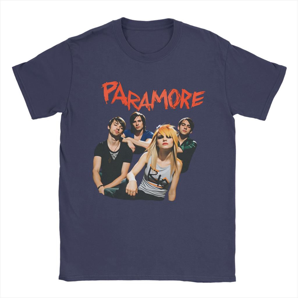 Paramore Band Cotton TShirt For Mens Summer  Vintage T Shirts O Neck Leisure Tees Plus Size Cheap Clothes