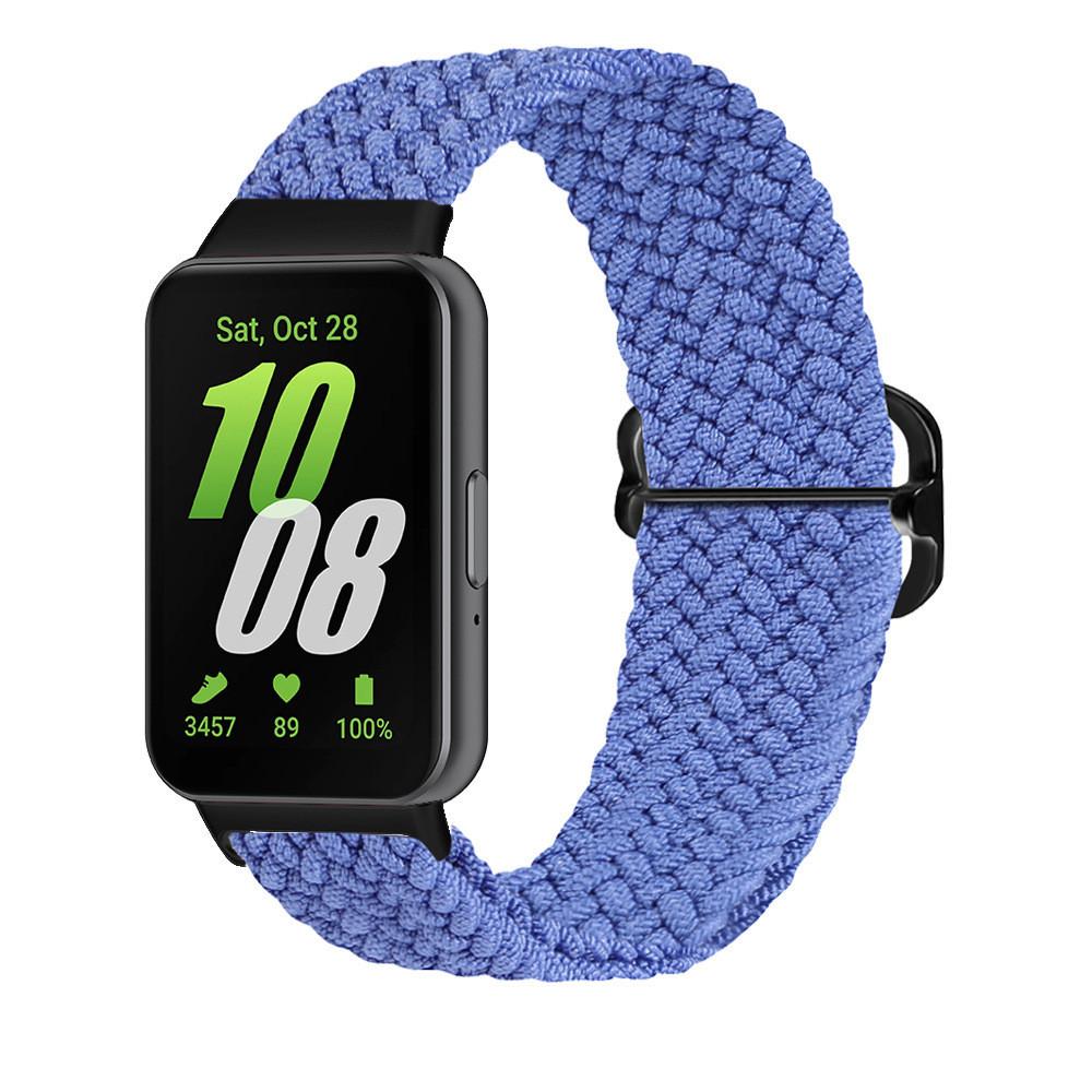 Verstellbares Nylonarmband für Samsung Galaxy Fit 3, atmungsaktives Ersatzzubehör, elastisches Armband für Samsung Fit 3-Armband