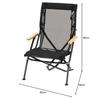 Snow Peak Mesh Low Chair 30 Compact Comfortable Camping Outdoor Rich Black Mountaineering Disaster Preparedness LV-110M-RB
