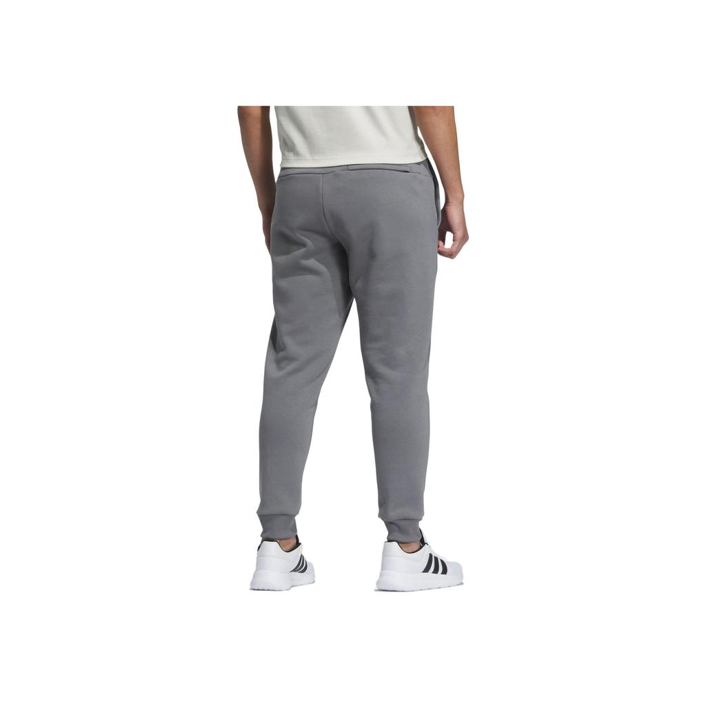 adidas M MH KN PT Bequeme einfarbige Schnürhose mit zulaufendem Bein für Herren, Hose Grau JY6962