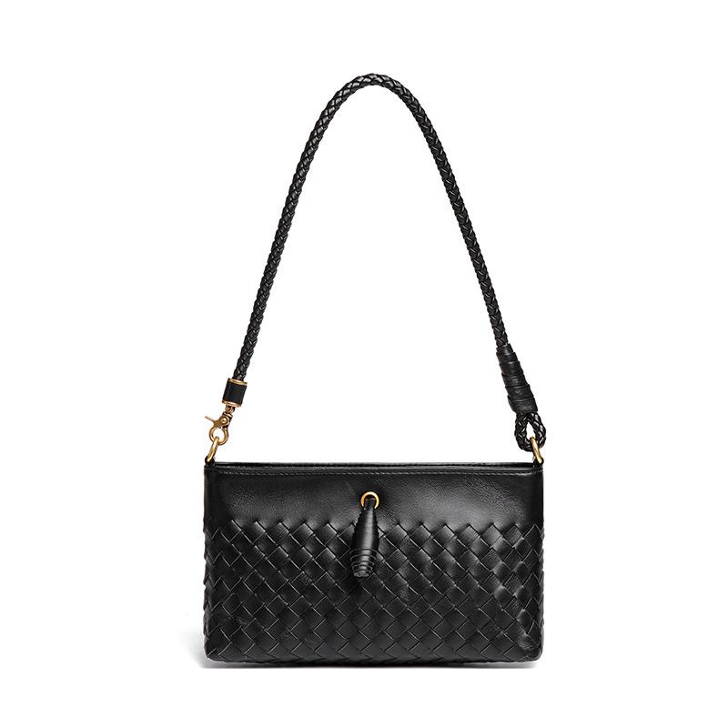 Versatile Hand-woven Bag, Simple and Trendy Single-shoulder Underarm Women's Bag, Large-capacity Single-shoulder Crossbody Bag for Commuting