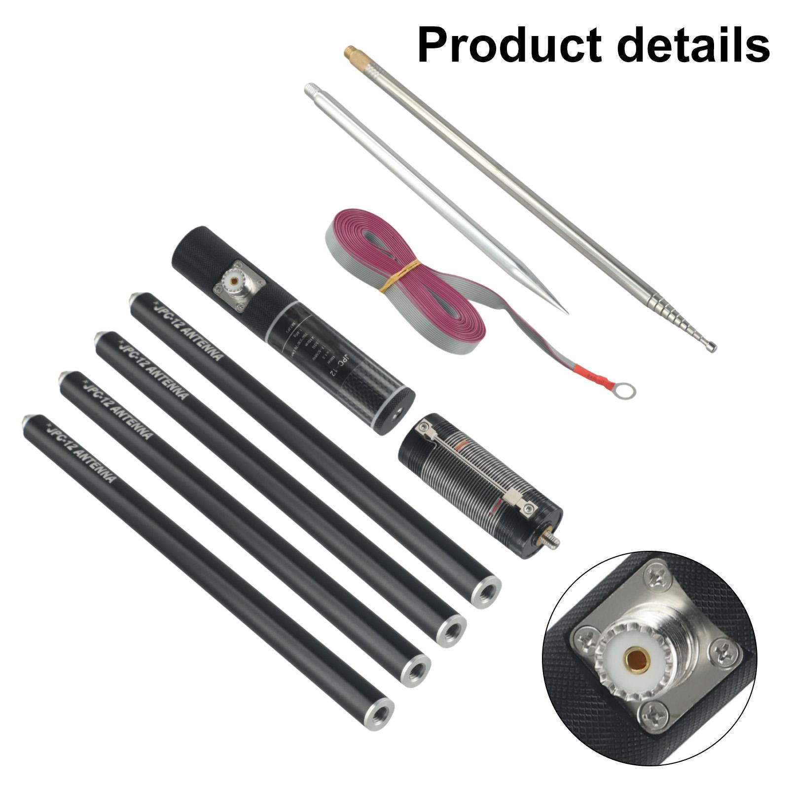 

Practical Shortwave Portable 100W 8-Band Aluminum Alloy Base Black Aluminum HF Portable JPC-12 Multi-Band Load Coil China Mainland