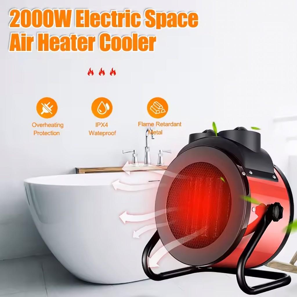 3000W Electric Heater Fan Ceramic Space Air Heater Portable Ceramic Fan Warmer Pemanas Kipas Seramik
