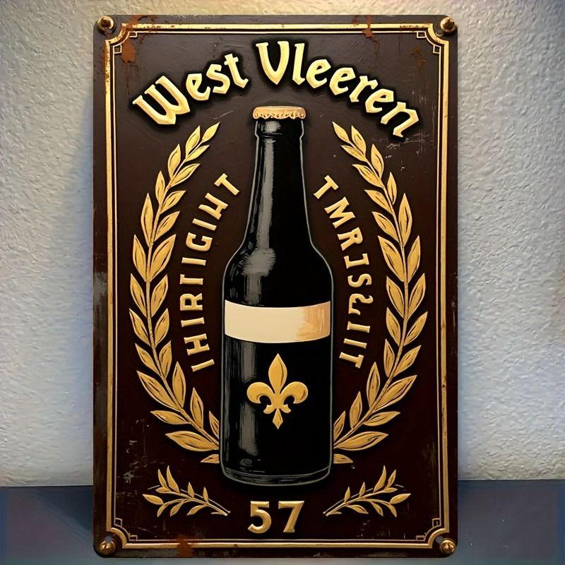 Decorative Metal Beer Sign 30x20cm