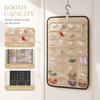 Double Sided Hanging Jewelry Organizer Wall Mount Necklace Bracelet Organizer  Bedroom Organizer