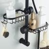 Kitchen Sink Drain Rack Sponge Storage Basket Faucet Holder Space Aluminum Soap Drainer Shelf Organizer Bathroom Accessories