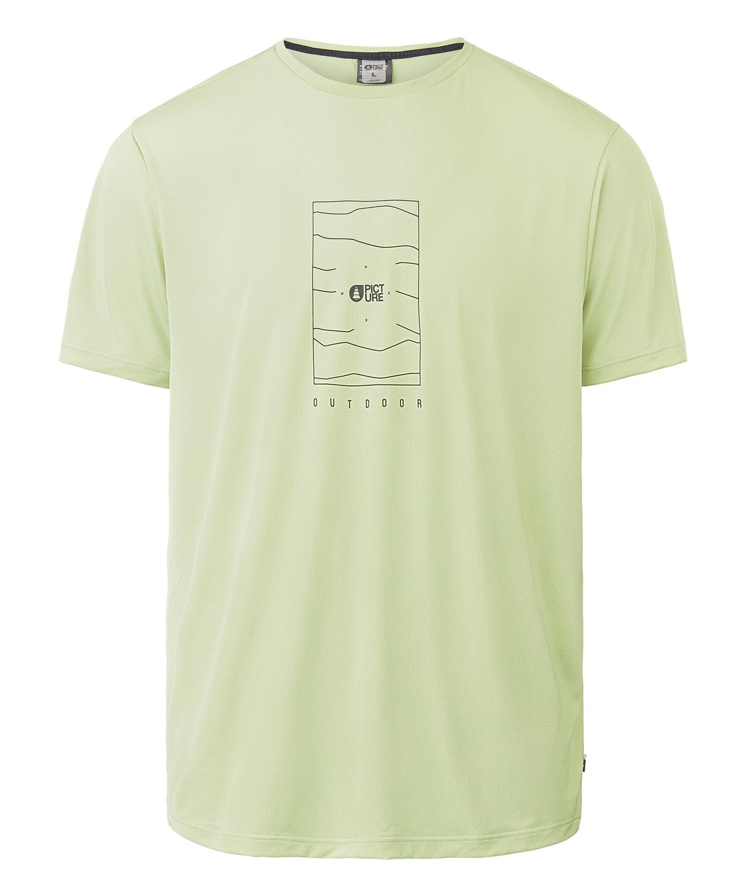 Picture Organic Clothing Travis Functional Outdoor Short Sleeve T-Shirt (Swamp) Swamp/X-Large