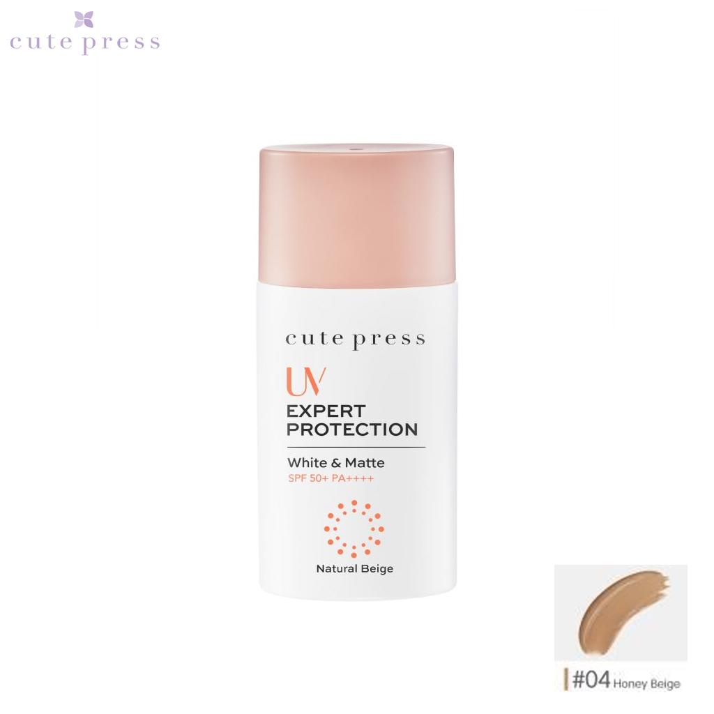 

Cute Press UV EXPERT PROTECTION WHITE & MATTE SPF 50+ PA++++ 40 мл - Тайский 04 Honey Beige