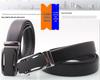 Men's Genuine Leather Belt with Frosted Automatic Buckle - Stylish Alloy Design