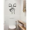 Funny Bathroom Sign Minimalist Toilet Wall Art Modern Powder Room Decor Housewarming Gift Trending Viral Bathroom Accessory
