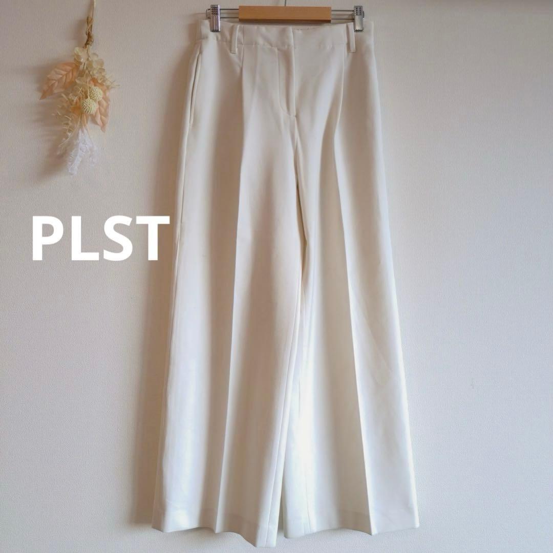 Plaste Slacks [S] Center Press Belt Loop Sheer with Pockets