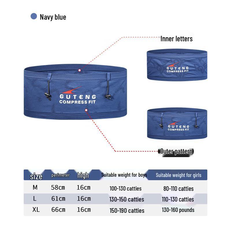 WEZHO Elastic Sports Running Waist Bag