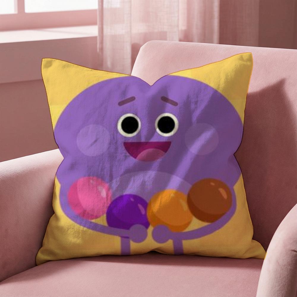 THE Bumble Nums Humble Cushion Cover Multi-Scene Pillow Cover for Home & Car - Reversible, Soft & Durable for Daily Use 30cmx30cm