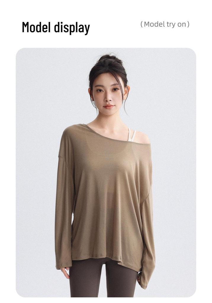 Elegant Women's Yoga Cover-Up Set: Casual Spring Sportswear for Pilates & Fitness