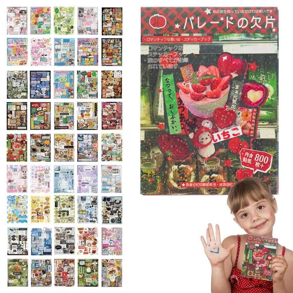 45Sheets Coated Paper Stationery stickers Y2K Style Retro Decorative Stickers School Supplies