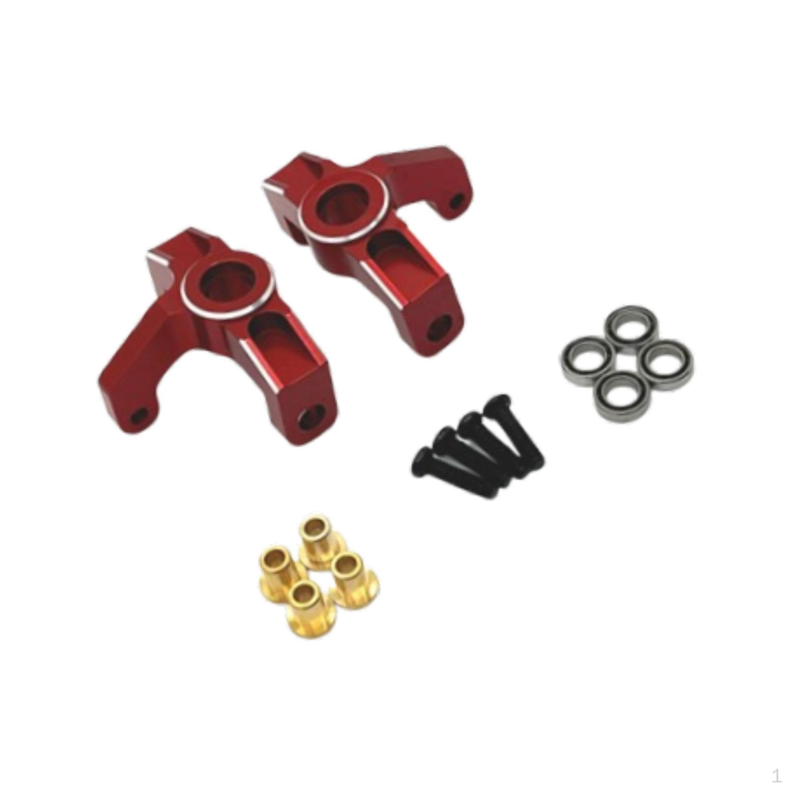 

1/12 1/14 RC Car Steering Cup Accessories Lightweight Replacement Aluminum for 124016 144002 124018 чорний