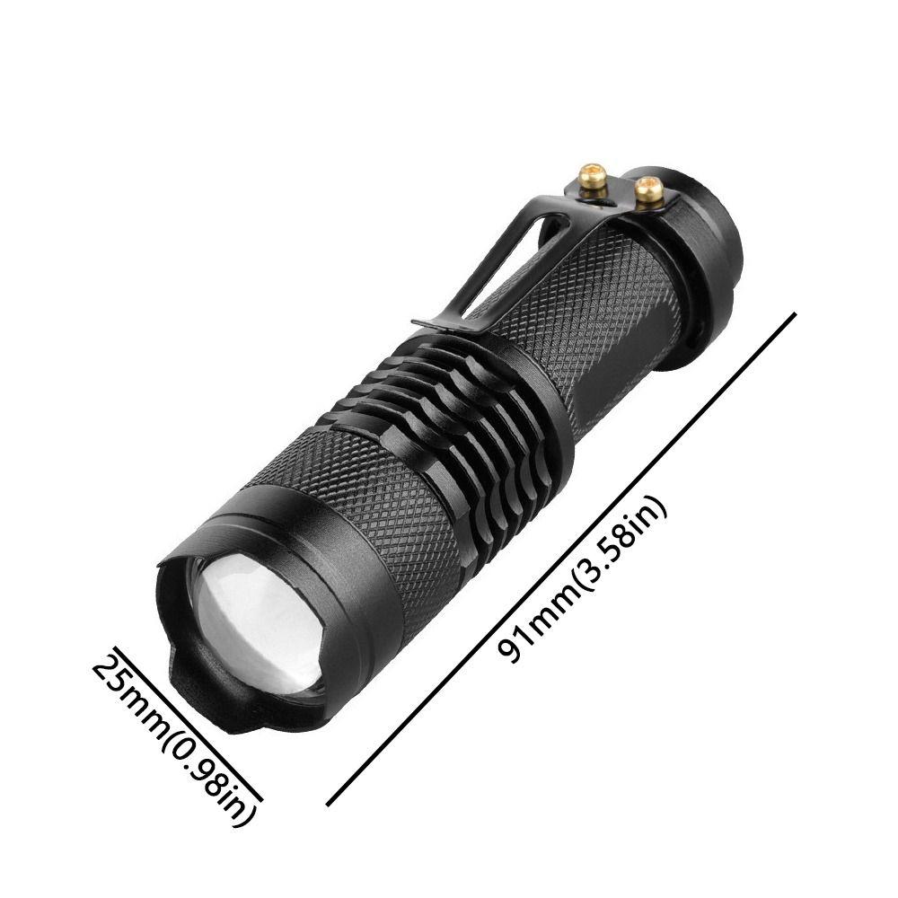 Aluminum Zinc Zinc Alloy LED Zoom Flashlight Super Bright Dimmable Camping Lamp  Outdoor Activity