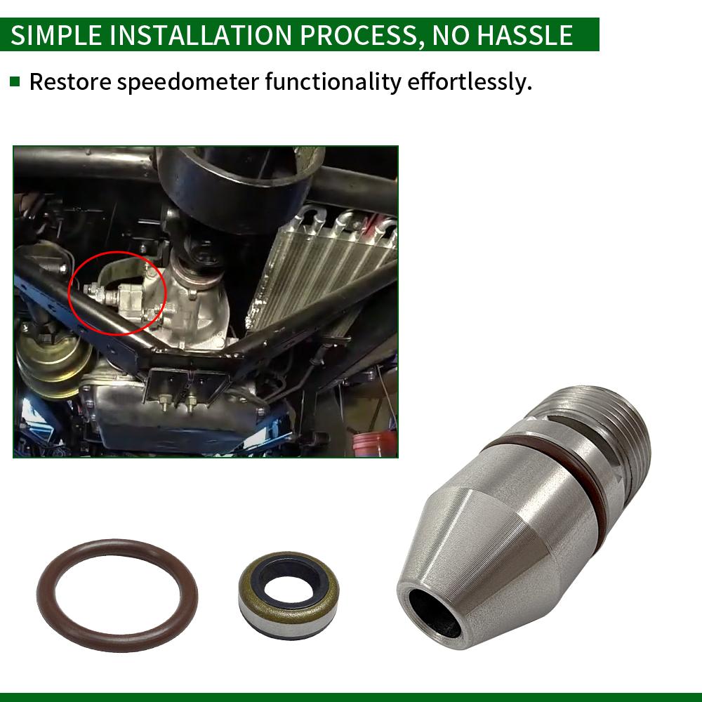 TH350 Speedo Gear Sleeve Housing & Extra Seals For GM Turbo 350 Speedometer Adapter