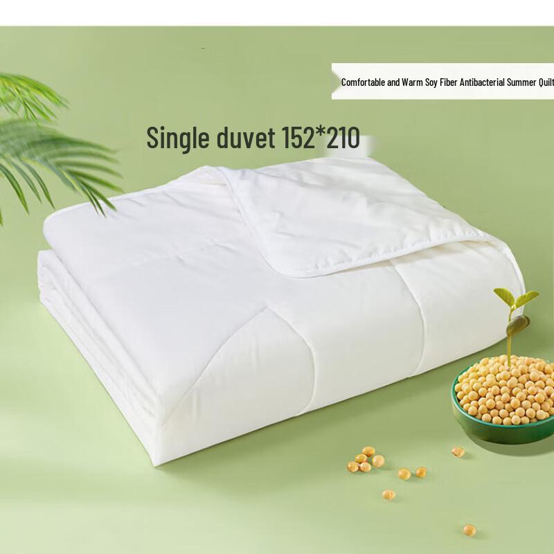 Fuanna Soy Fiber Blend Cooling Summer Comforter 152x210cm Single