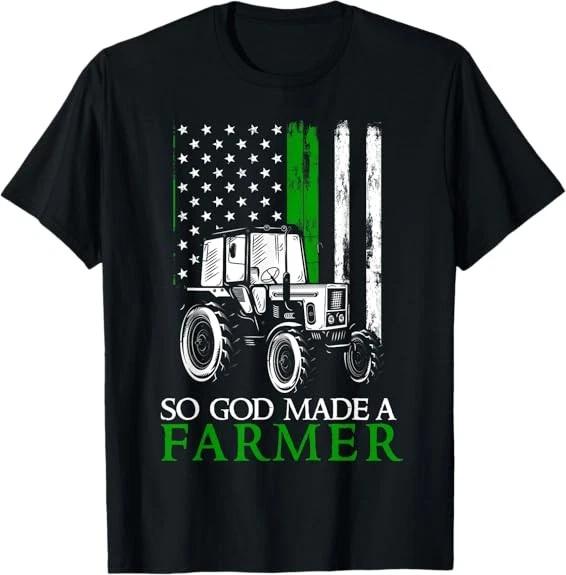 Cool So God Made A Farmer, Farming Farmer Tee T-Shirt S-3XL XXL
