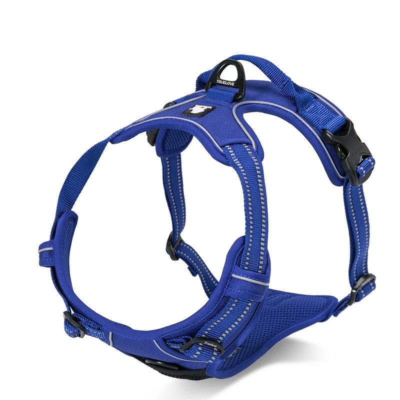 

Pet harness Fashionable Nylon Durable Dog Harness Reflective Breathable Padded Training Vest Luxury Pet Accessories XS