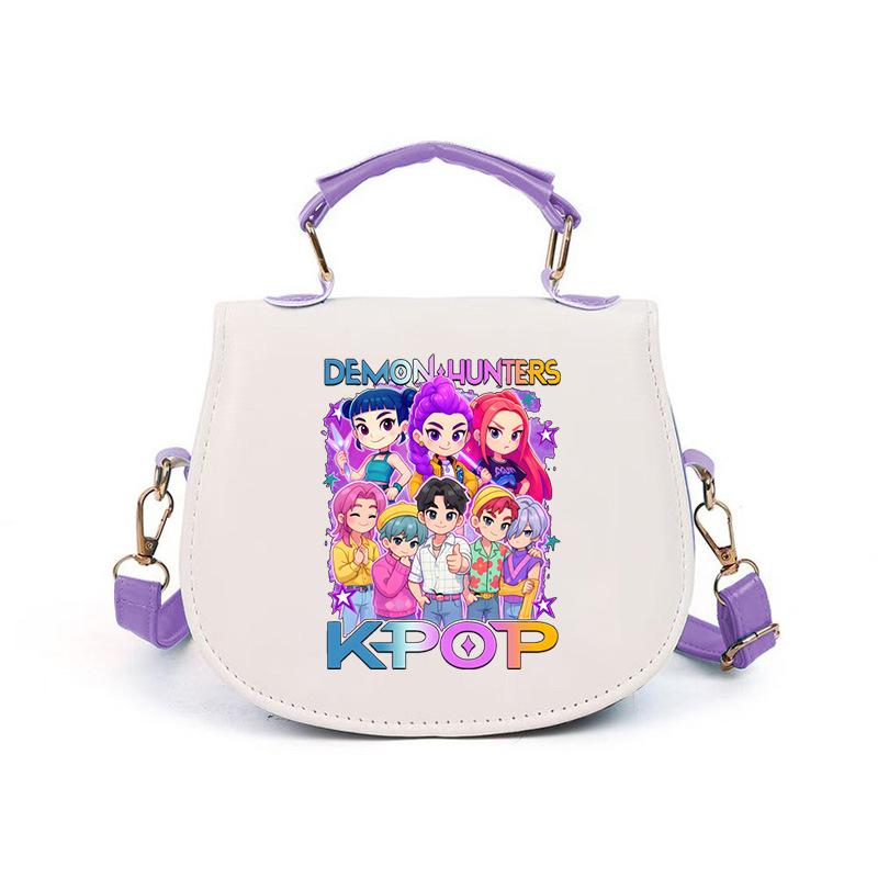Kpop Animation Cartoon Printing Korean Version Of The Trend Handbag Multi-Function Portable Shoulder Messenger Bag